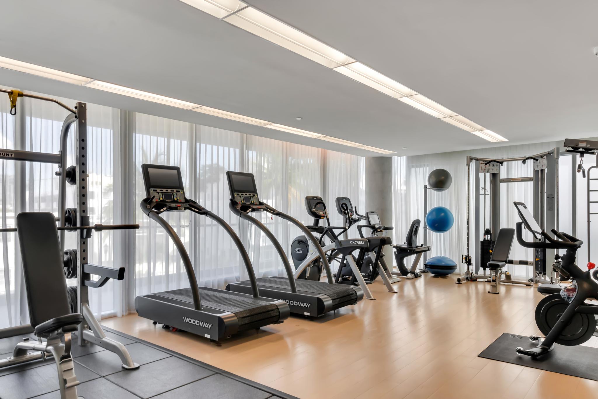 Fit 321: elite fitness center overlooking Ocean Drive